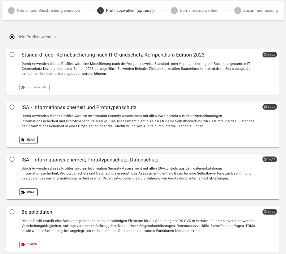 Profilbeschreibung